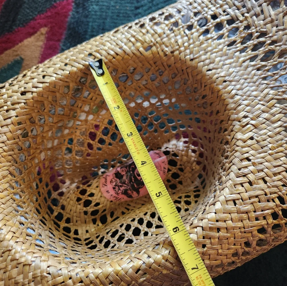 Nancy Hughes cowgirl straw hat - Picture 7 of 14